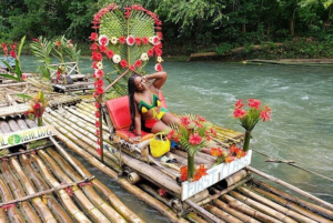 bamboo rafting in Montego Bay, Jamaica